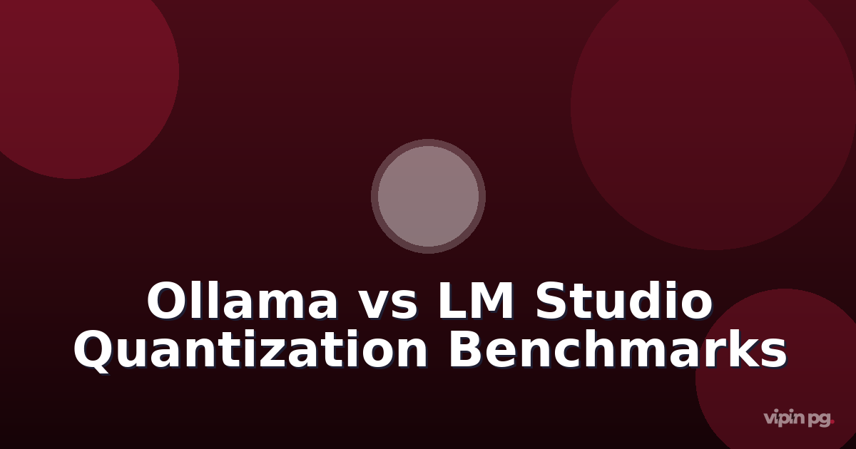 Benchmarking Ollama vs LM Studio inference speeds across different quantization formats on consumer GPUs in 2026