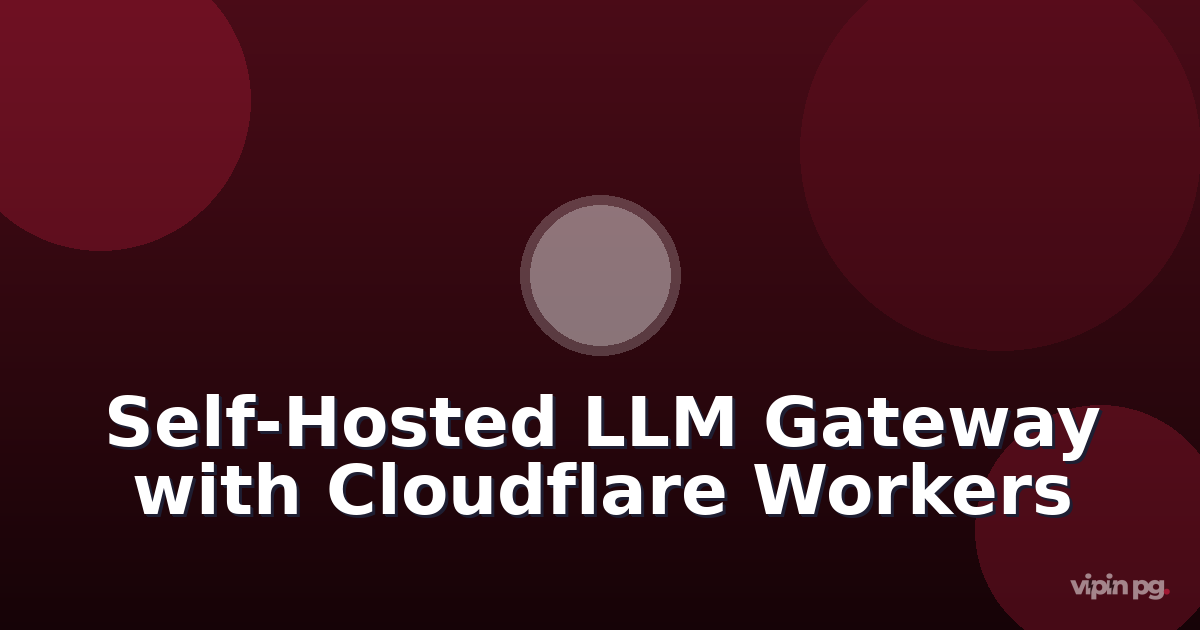 Building a self-hosted LLM gateway with Cloudflare Workers and R2 to cache model responses and reduce inference costs
