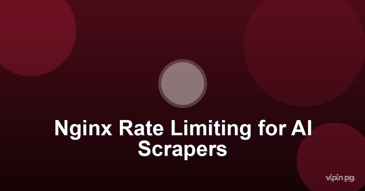 Configuring Nginx Rate Limiting to Block AI Scrapers Without Breaking Legitimate Bots