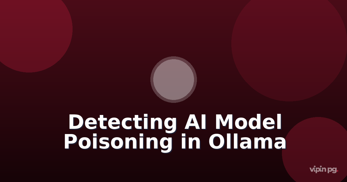 Detecting AI model poisoning in local Ollama deployments: validating GGUF checksums against community-verified hashes