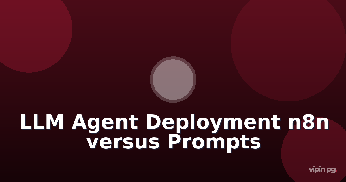 Setting up automated LLM agent deployment pipelines comparing code-driven n8n workflows versus prompt-based orchestration performance