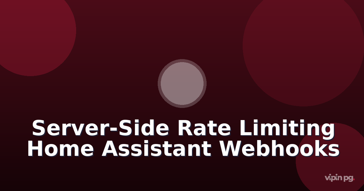 Setting up server-side rate limiting for home assistant webhooks using nginx and redis to prevent automation ddos loops