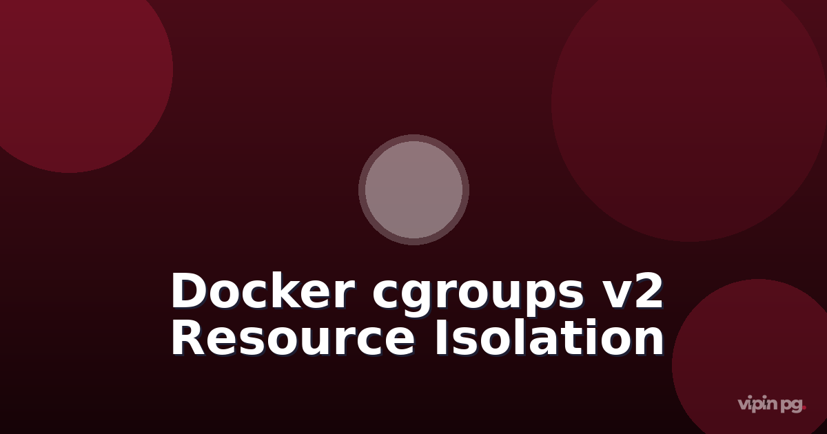 Implementing Docker container resource isolation with cgroups v2 to prevent noisy neighbor problems in multi-tenant Portainer environments