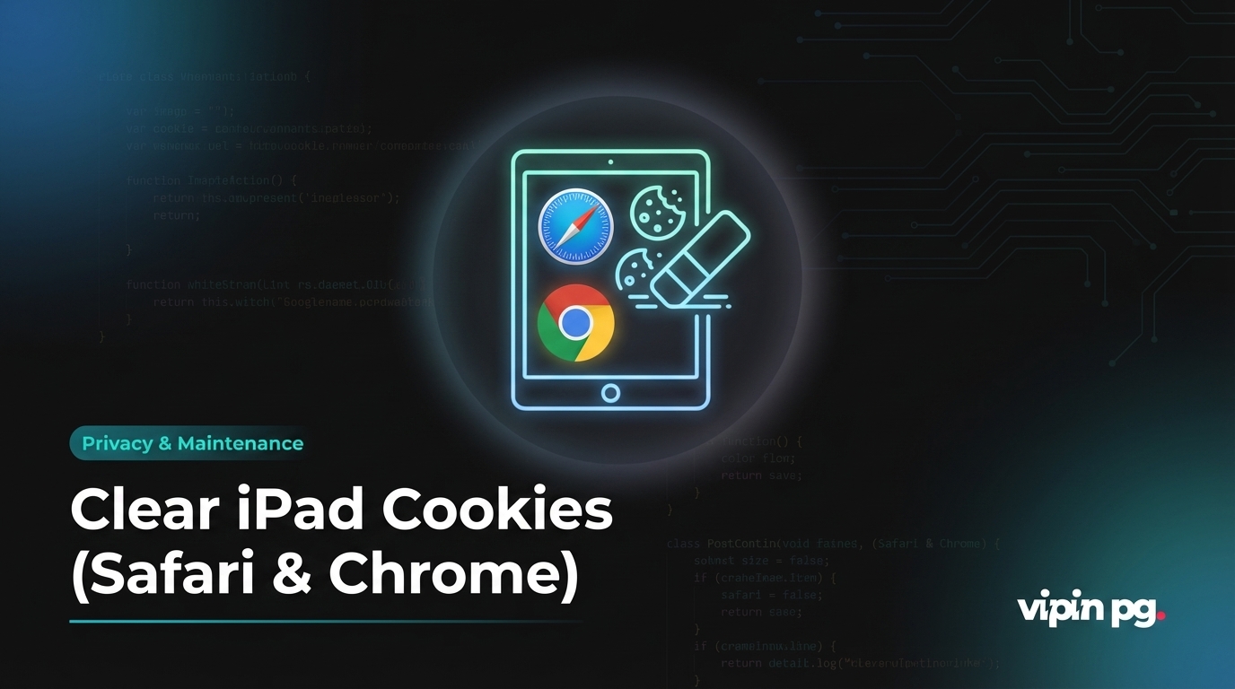 How to Clear Cookies on iPad in Safari and Chrome (Step-by-Step Guide)