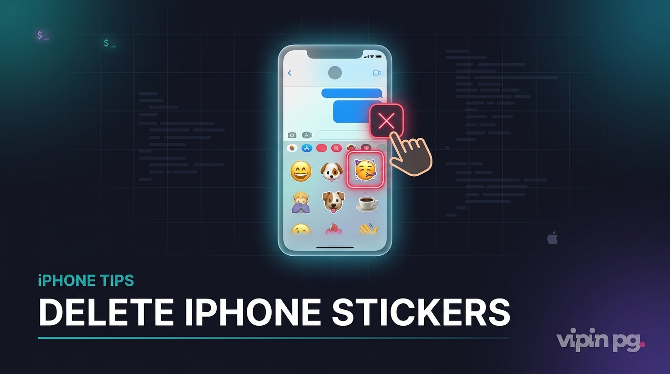 How to Delete Stickers on iPhone in Easy Way