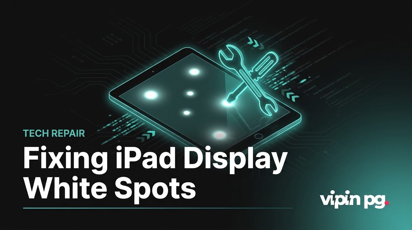 How to Fix Bright White Spots on iPad Display