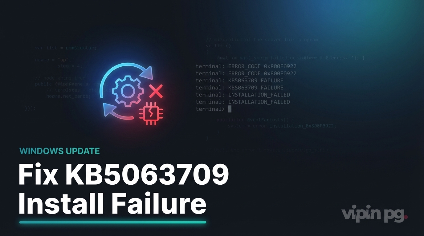 How to Fix KB5063709 Failing to Install and What’s Included in the Update