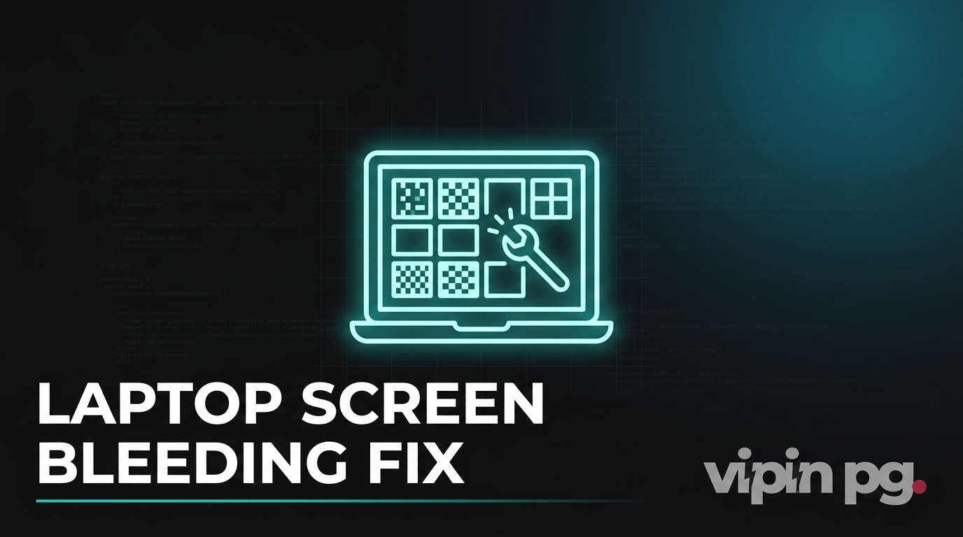 How to Fix Screen Bleeding on a Laptop: Causes, Tests, and Practical Solutions