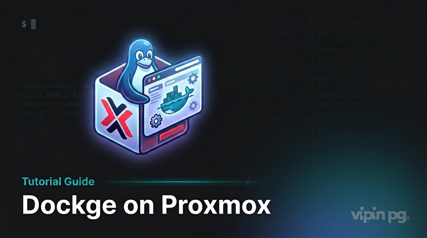 How to Install Dockge on Proxmox Container Running on Ubuntu Server