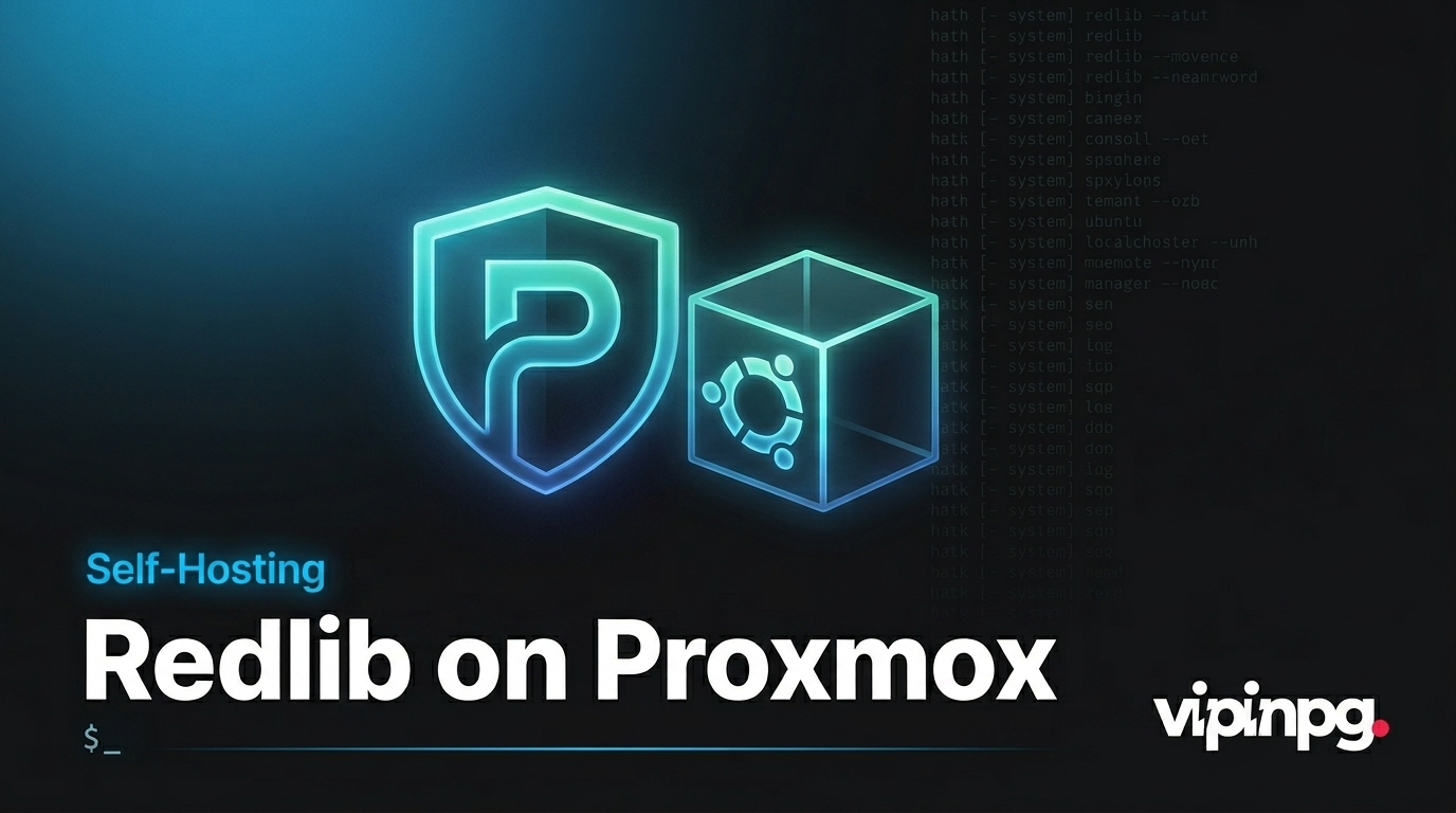 How to Install Redlib on Proxmox Container Running on Ubuntu Server