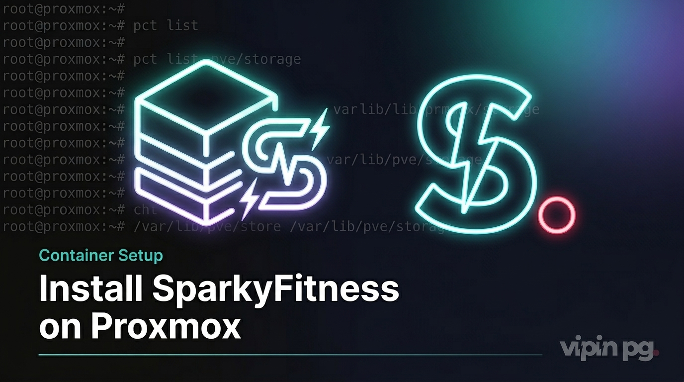 How to Install SparkyFitness on Proxmox Container Running on Ubuntu Server