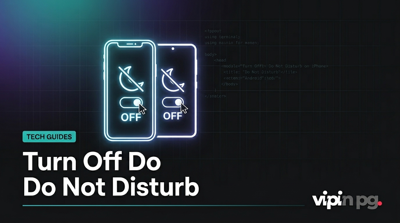 How to Turn Off Do Not Disturb on iPhone And Android