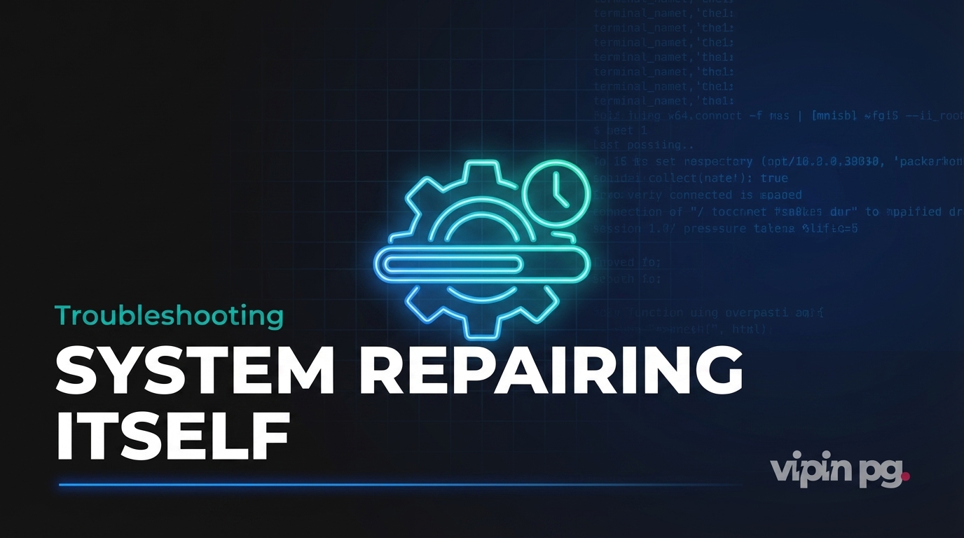 Your System Is Repairing Itself Please Wait: Meaning, Causes, and How to Fix the Issue